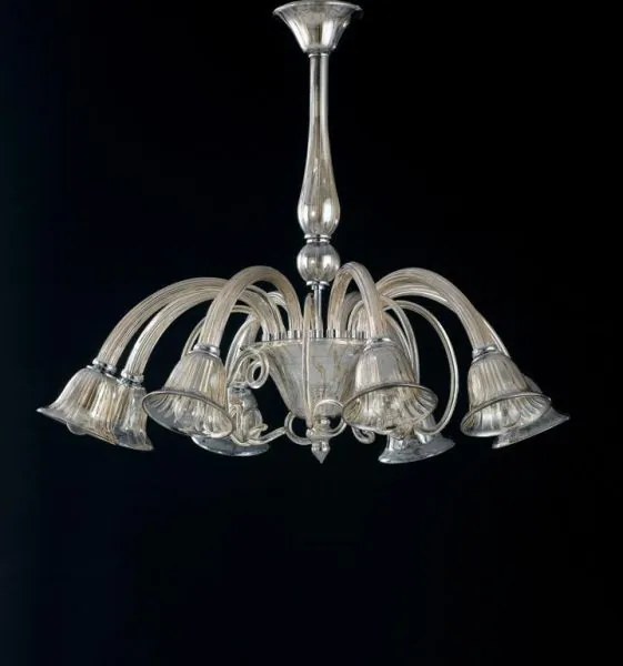 Lampadario poseidon champagne 8xe14 93x73cm i-poseidon-8