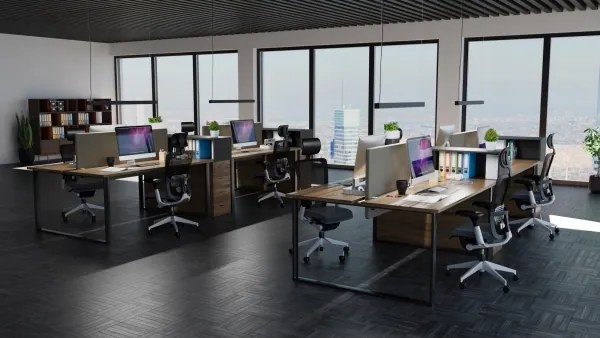 Lampadario LED a sospensione con cavo LED/44W/230V 4000K 120 cm nero