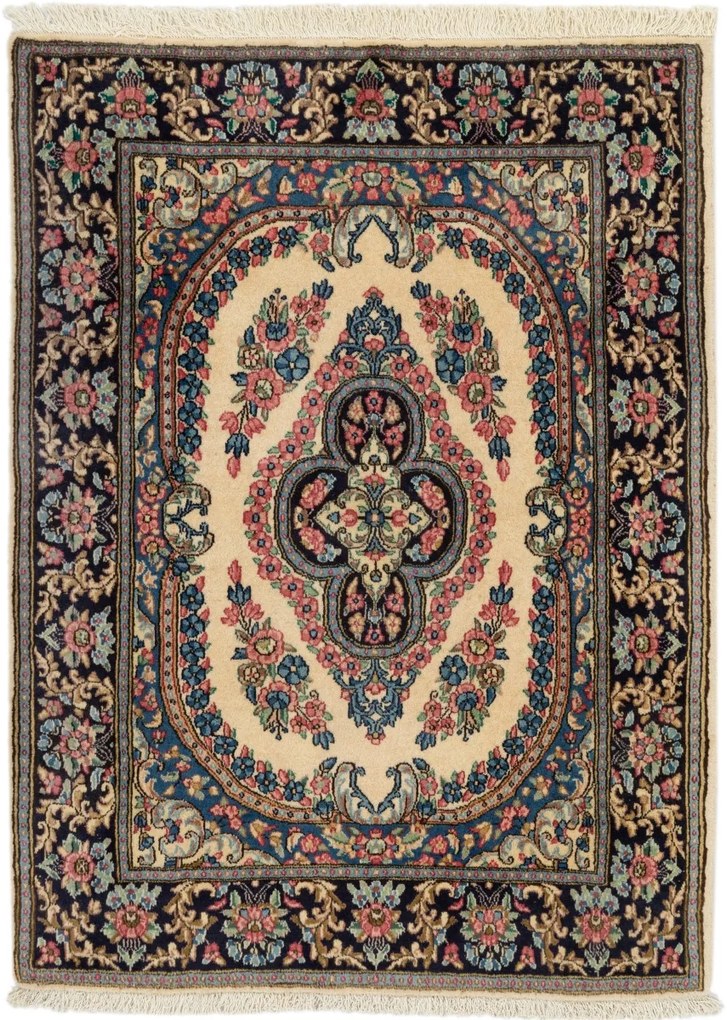 Kerman Tappeto persiano 120x90 (Iran) Annodato A Mano