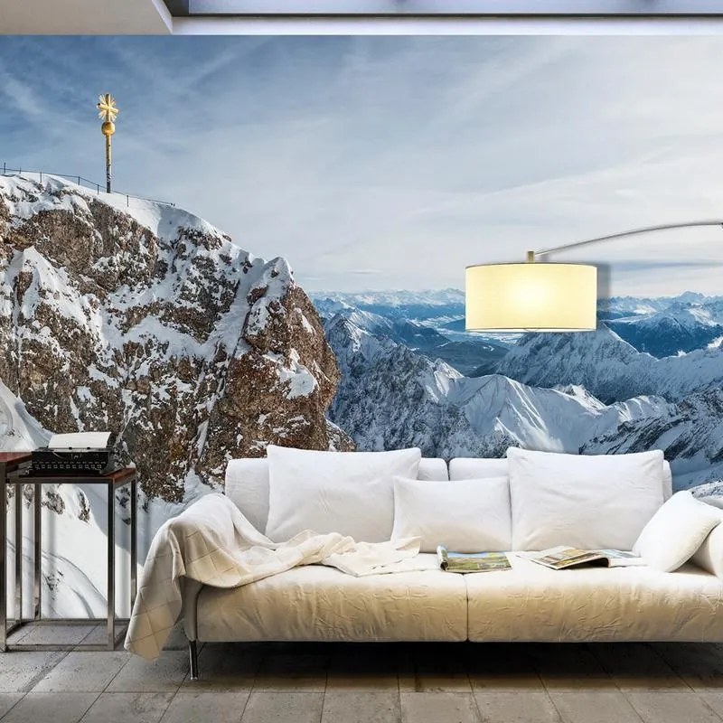 Fotomurale adesivo  Winter in Zugspitze  Larghezza x Altezza Home decor 490x280