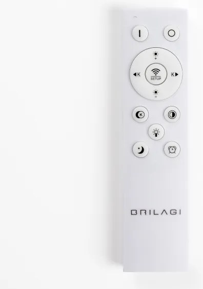 Brilagi - Plafoniera LED dimmerabile FALCON II LED/108W/230V 3000-6500K Ø 80 cm bianca+telecomando