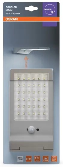 Osram - Applique solare a LED con sensore DOORLED LED/3W/3,3V IP44