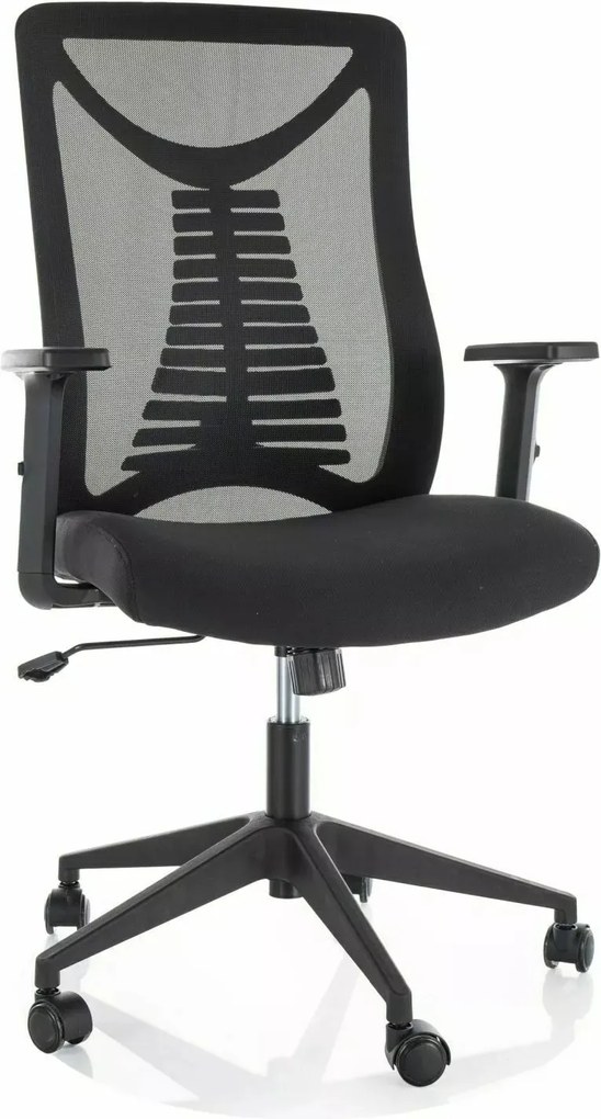 Sedia da ufficio Q-330R nera – 62x48x103 cm