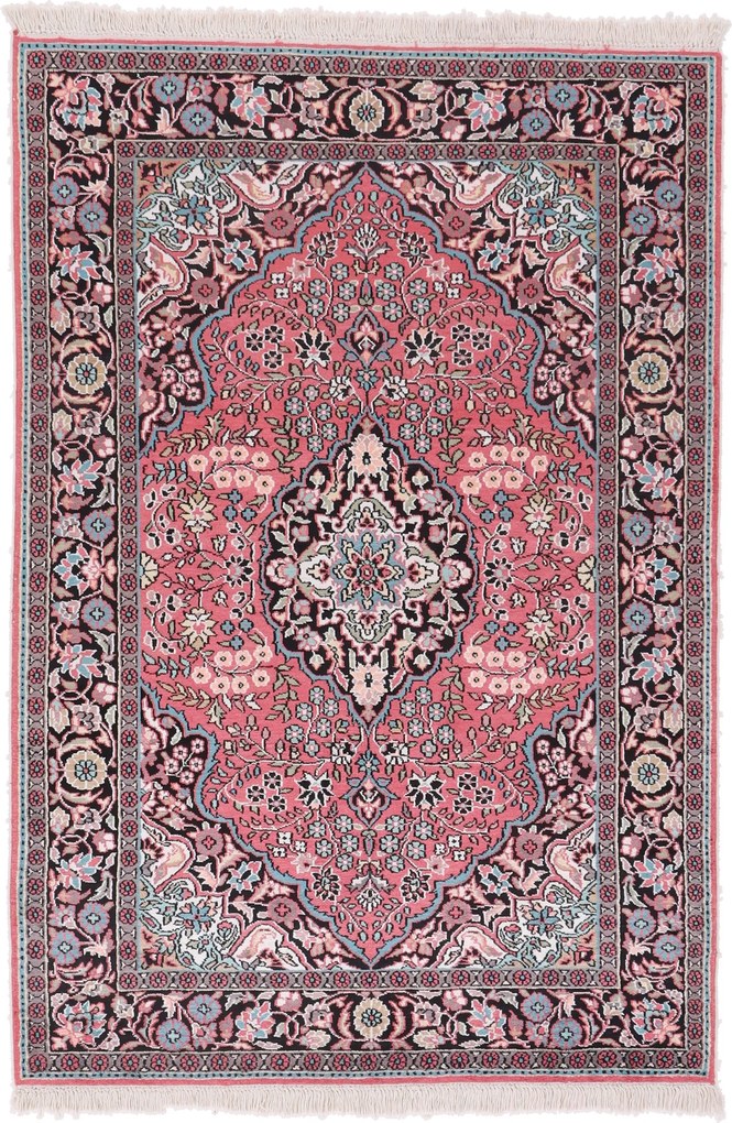 Cashmere Silk Tappeto orientale 120 x 180 (Indian) Annodato A Mano