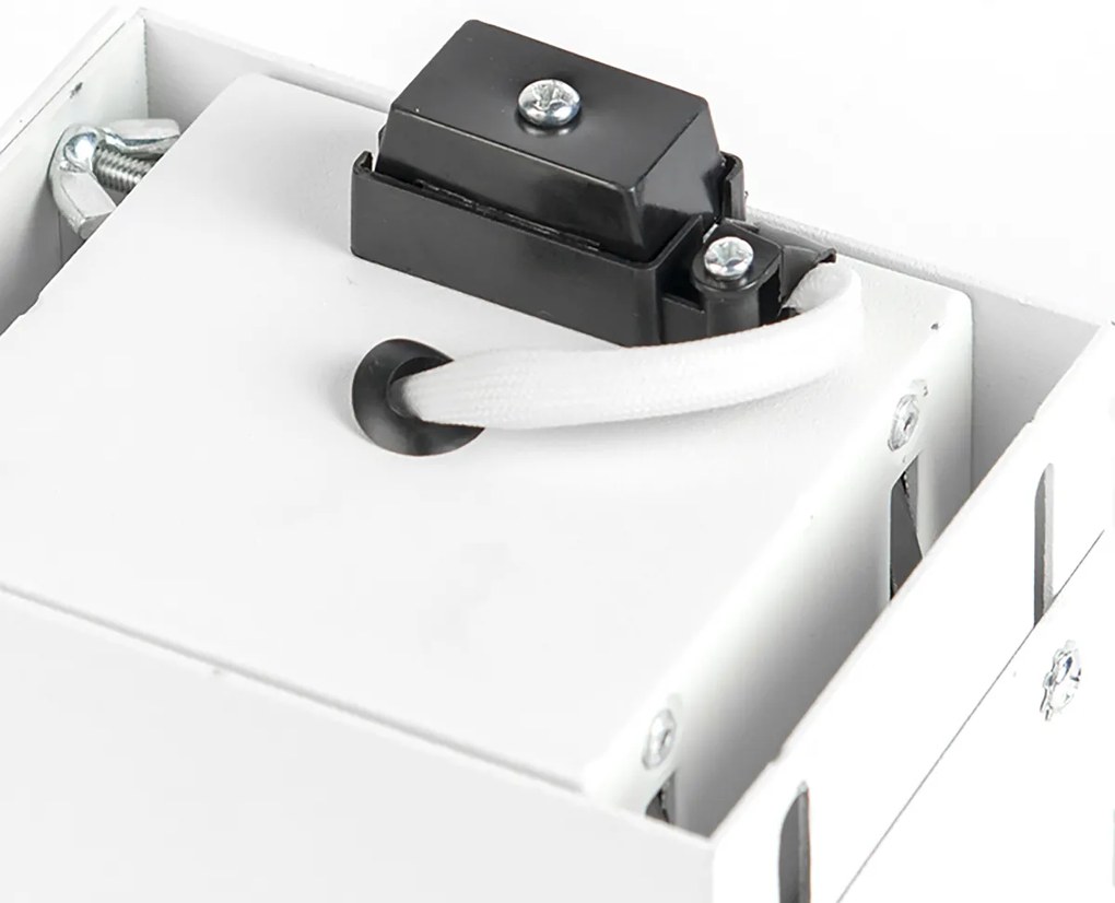 Set di 12 faretti a incasso bianchi GU10 orientabili senza cornice - Oneon