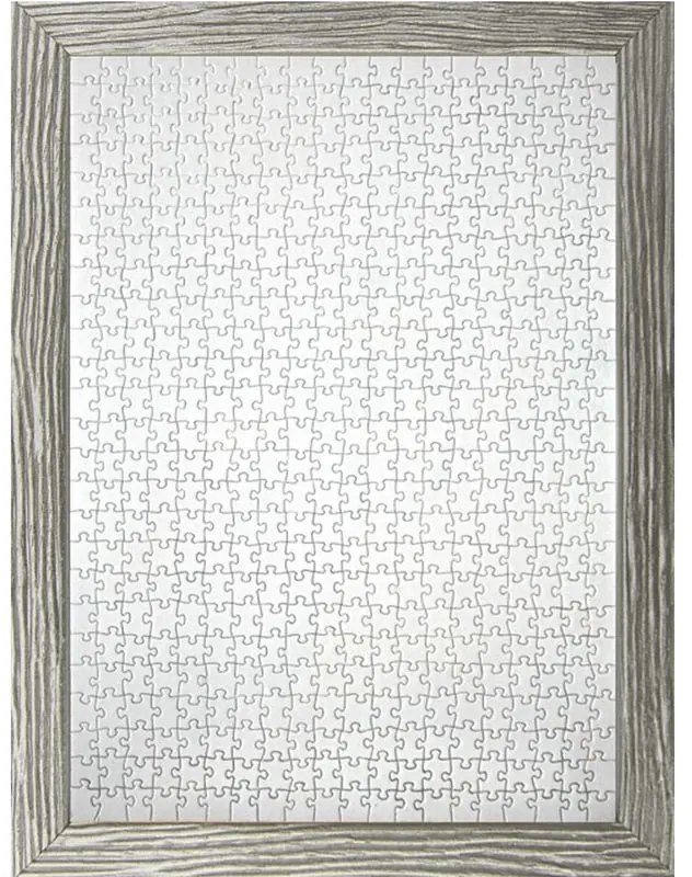 Cornice per puzzle argento lucido per foto da 100x140 cm