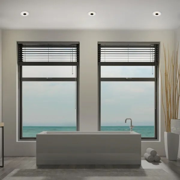 Briloner - SET 3x Lampada LED da incasso per bagni LED/6W/230V IP44 nero