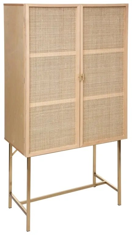 Credenza natura Rayo L 80 x P 41.7 x H 165.3 cm