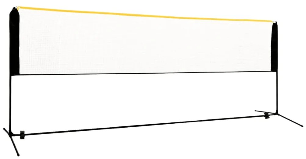 Rete Da Badminton Regolabile 400x103x94-158 Cm İn Metallo /