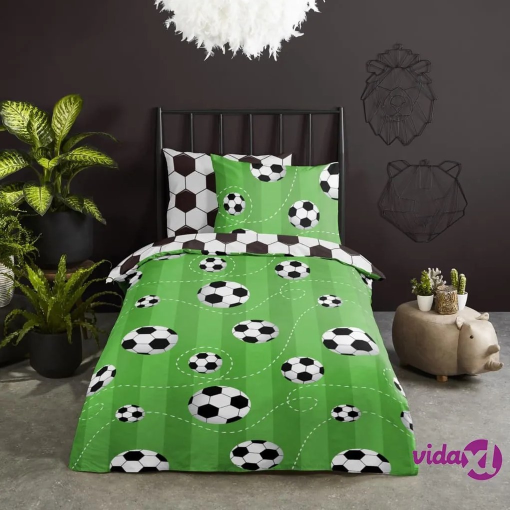 Good Morning Copripiumino per Bambini Soccer 140x200/220 cm