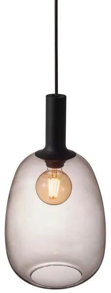 Nordlux - Lampadario a sospensione con filo ALTON 1xE27/60W/230V nero
