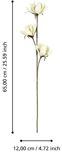 Eglo 428241 - Fiore artificiale MEHAKIT 65 cm giallo
