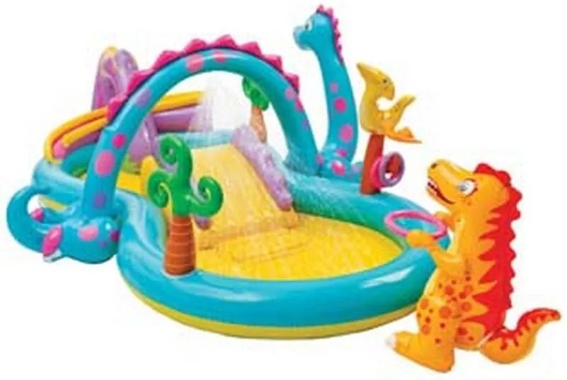 Intex - piscina gonfiabile 'dinosauri' +3 anni - cm. 302X229X112H. peso KG.8,10 (57135)