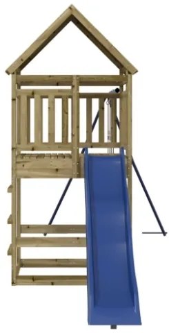 Set da Gioco da Esterno in Legno di Pino Impregnato