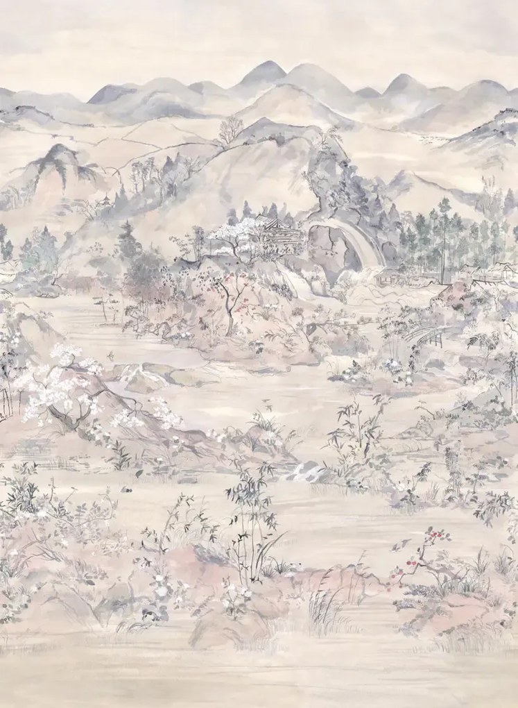 Cole & Son Carta da parati Japanese Chinoiserie - Sand
