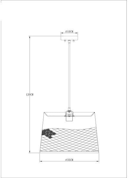 Globo 15315S - Lampadario a sospensione con filo BECCA 1xE27/60W/230V
