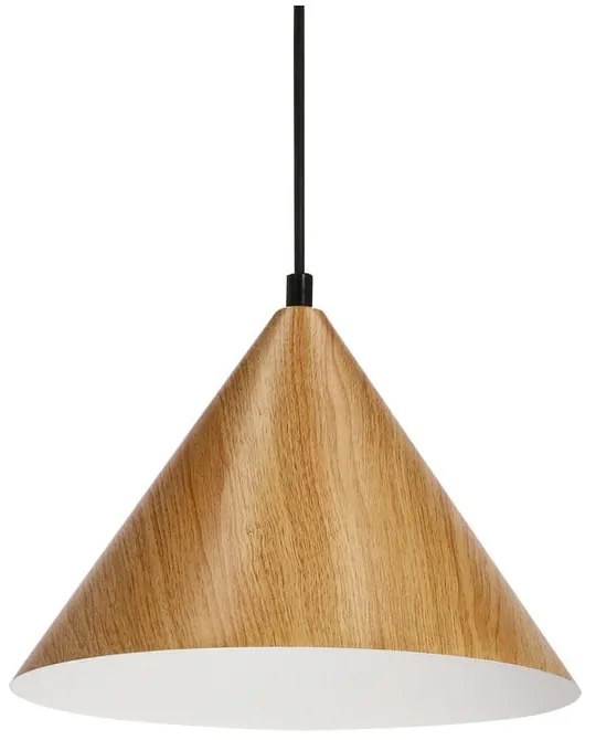 Lampada a sospensione marrone con paralume in vetro ø 25 cm Dunca - Candellux Lighting