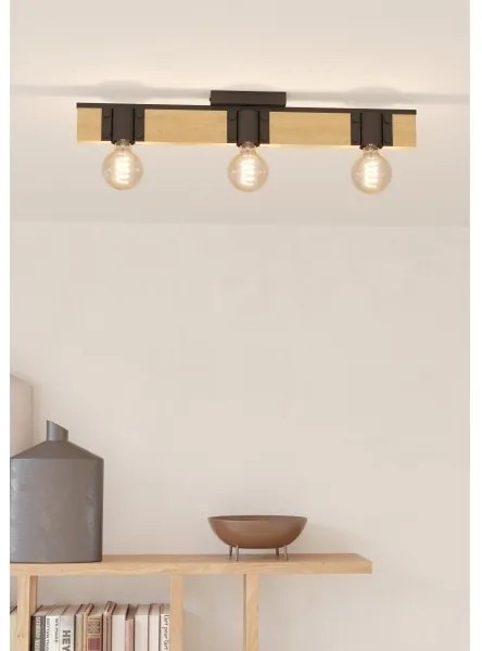 Eglo 43901 - Plafoniera BAILRIGG 3xE27/40W/230V