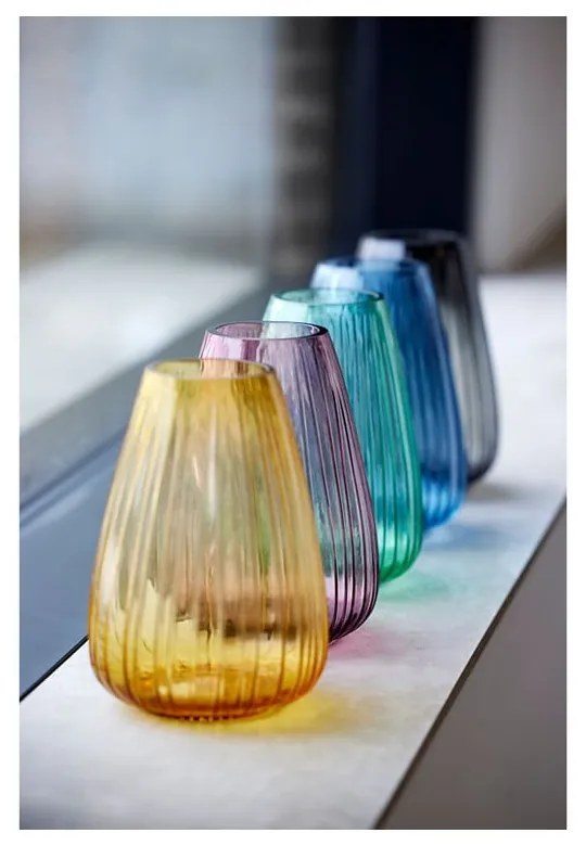 Vaso in vetro grigio Kusintha - Bitz