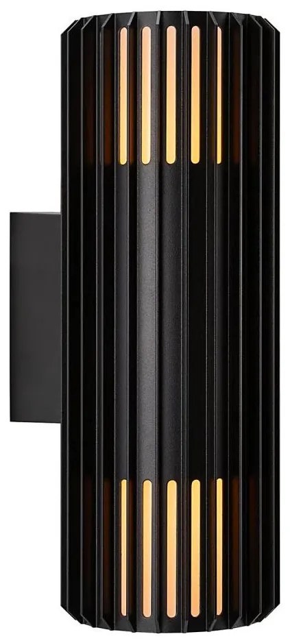 Nordlux - Applique da esterno ALUDRA 2xE27/15W/230V IP54 nero
