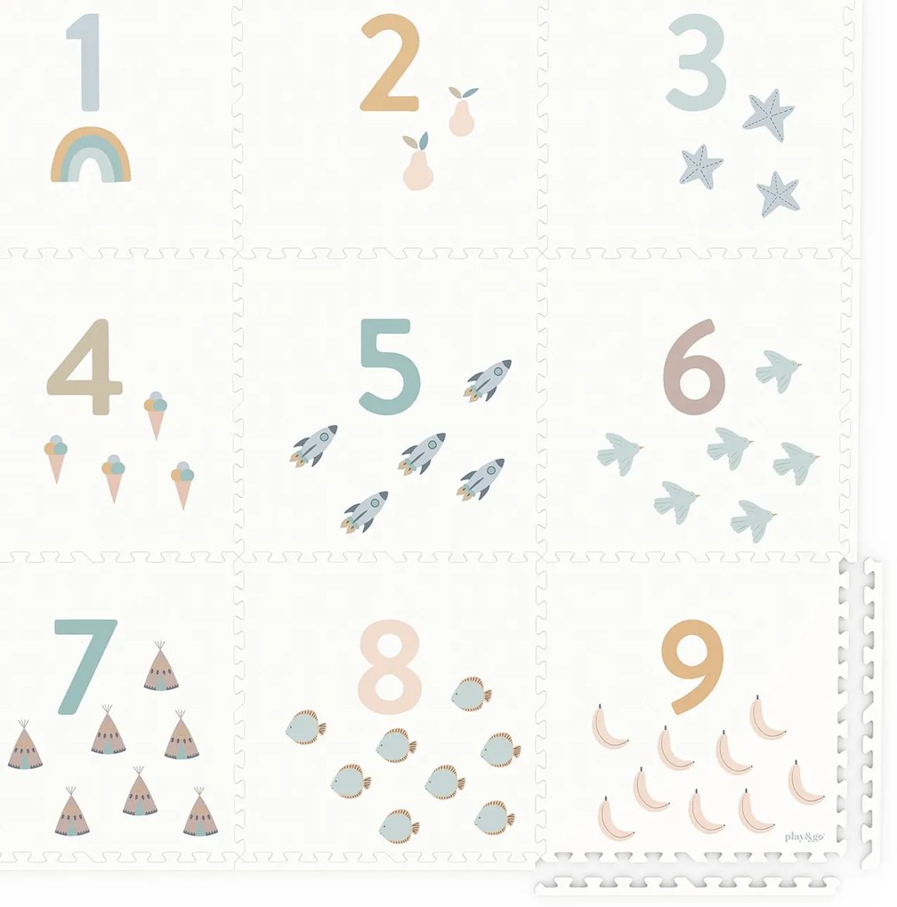 Play&Go EEVAA tappeto da gioco Numbers
