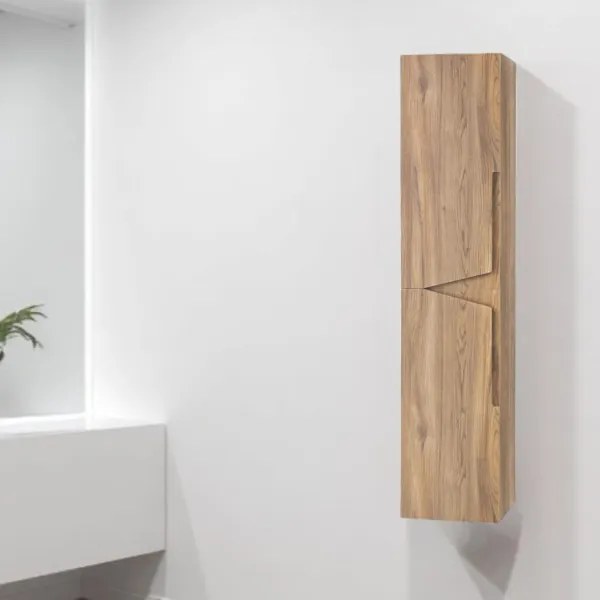 Colonna da bagno reversibile 160 cm HAITI Rovere Nodi