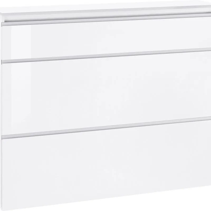 Scarpiera 3 ante L 108 x H 120 x P 26.5 cm 24 paia, bianco