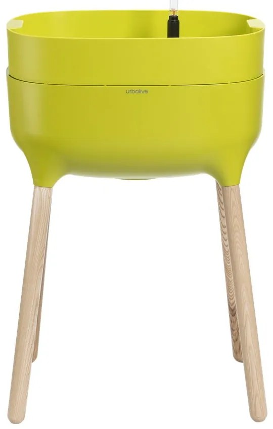 Vaso per coltivazione in plastica con sistema di auto-irrigazione Urbalive – Plastia