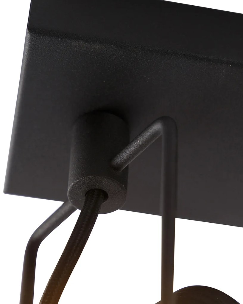 Faretto intelligente nero con 2 GU10 Wifi - Suplux