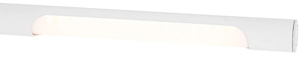 Lampada da scrivania Clamp bianca con LED con dimmer tattile - Lionard