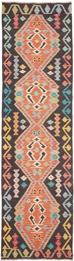 Kilim Tappeto 290 x 80 (Pakistan) Tessuto A Mano