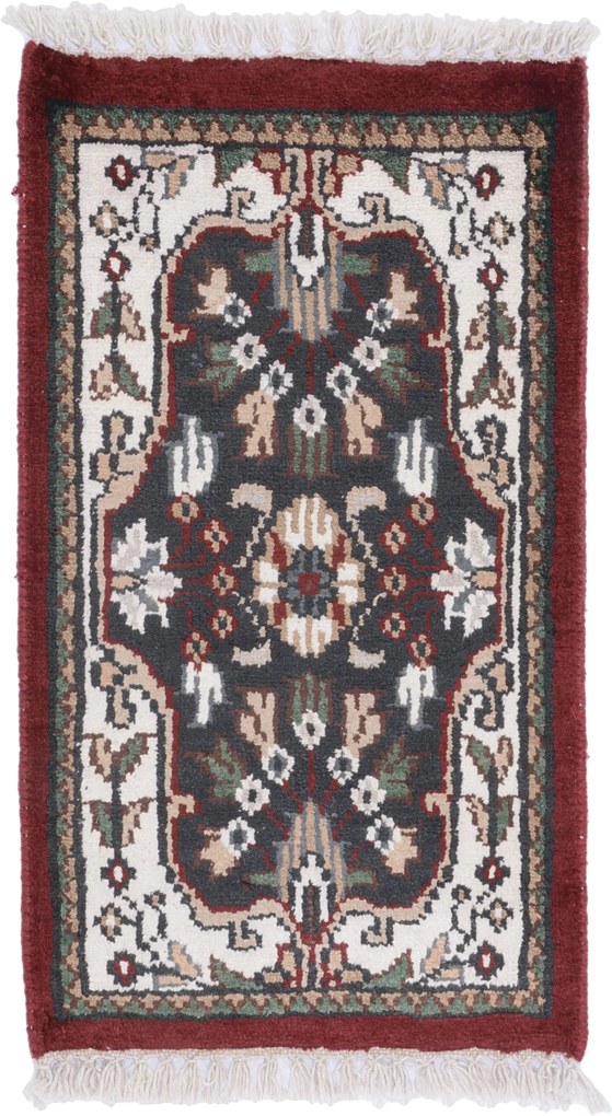 Agra Tappeto orientale 60x30 (Indian) Annodato A Mano