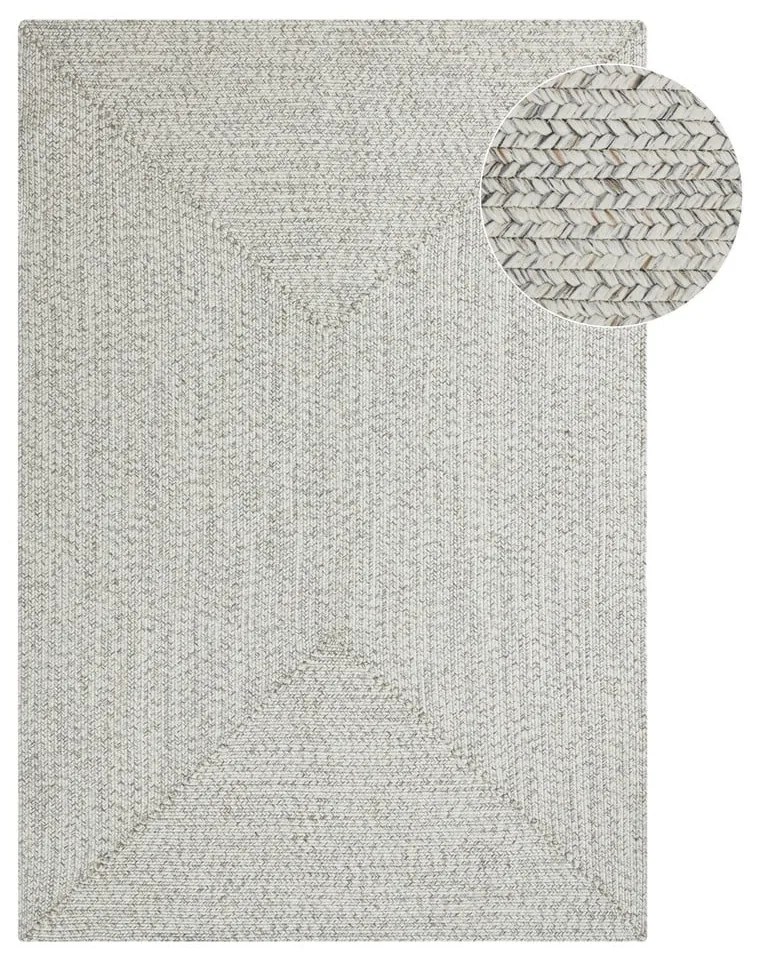 Tappeto per esterni bianco/beige 170x120 cm - NORTHRUGS