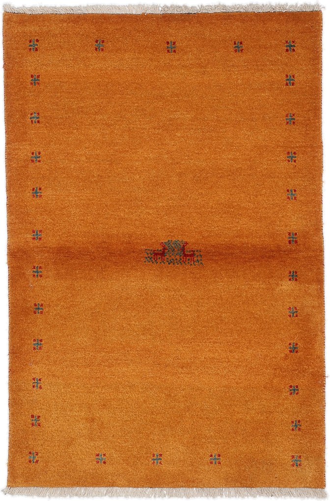 Gabbeh Tappeto 110x160 (Iran) Annodato A Mano