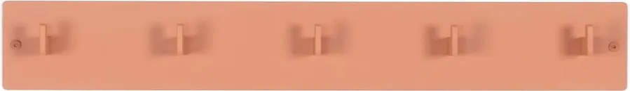 Attaccapanni da parete color salmone in metallo 70 cm Leatherman – Spinder Design