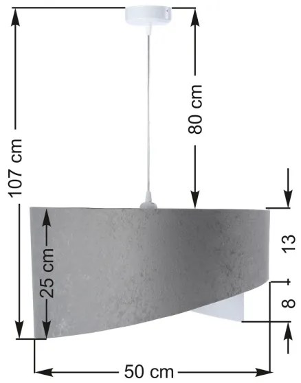 Lampadario a sospensione con filo GALAXY 1xE27/60W/230V
