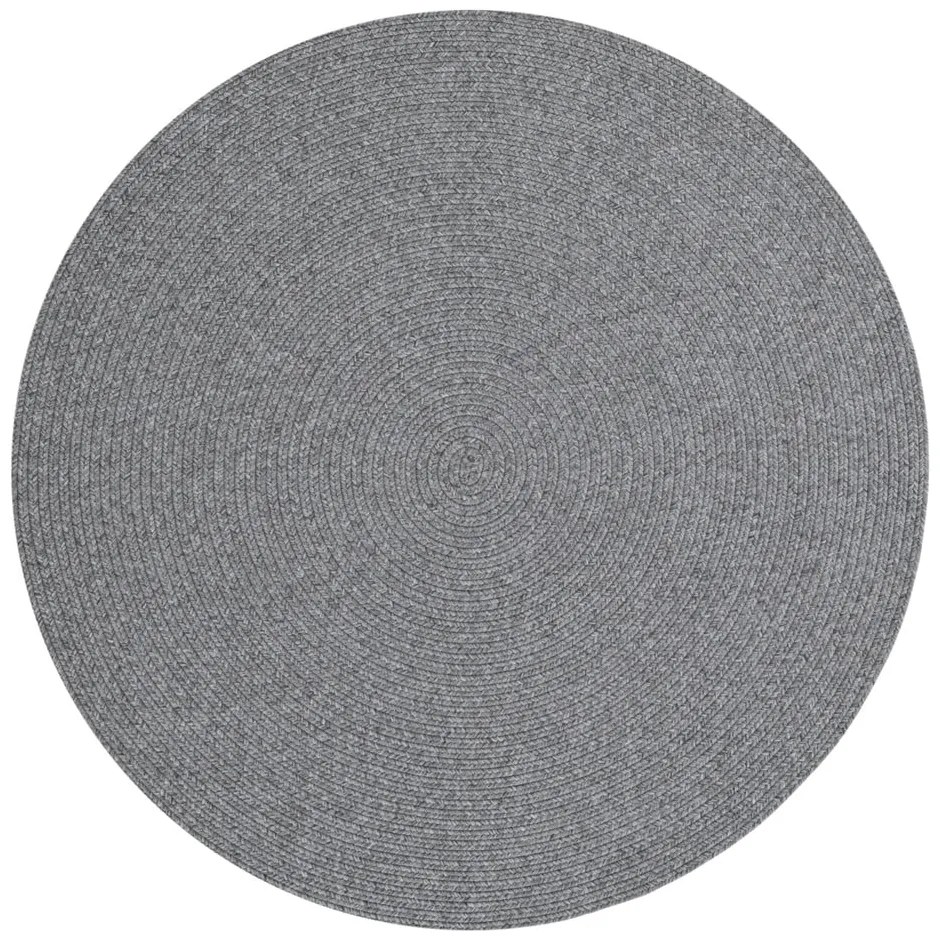 Tappeto grigio rotondo per esterni ø 150 cm - NORTHRUGS