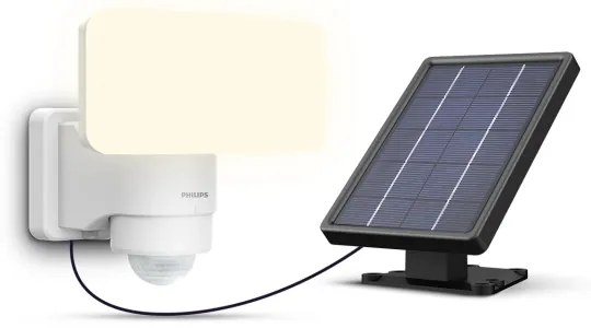 Philips - Applique a LED solare con sensore TYLUS LED/6W/3,7V 5000K IP44