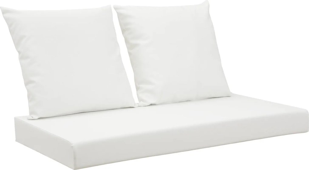 Cuscini per Pallet 120x80 cm Seduta e Schienale in Similpelle Mariotti Belem Bianco...