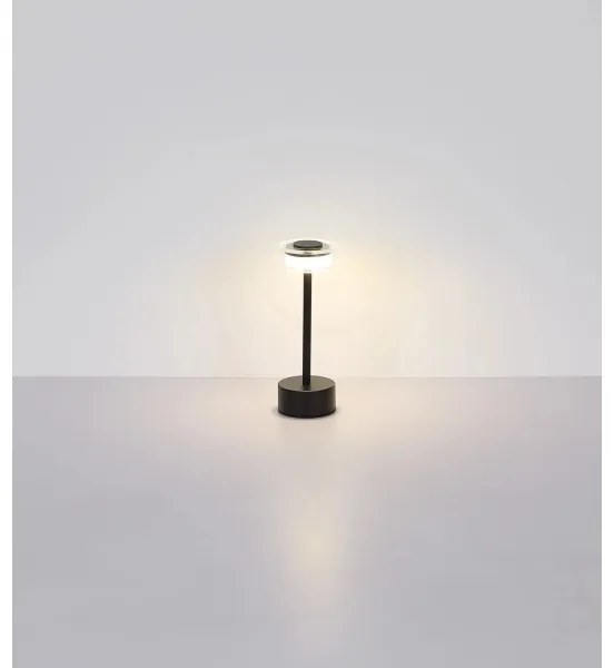 Globo 21026S - Lampada da tavolo LED dimmerabile SHIRA LED/2,5W/3,7V 2700/4000/6500K nero