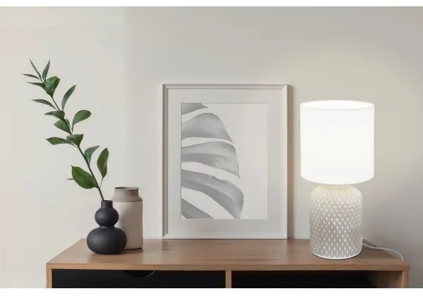 Eglo 97774 - Lampada da tavolo BELLARIVA 1xE14/40W/230V