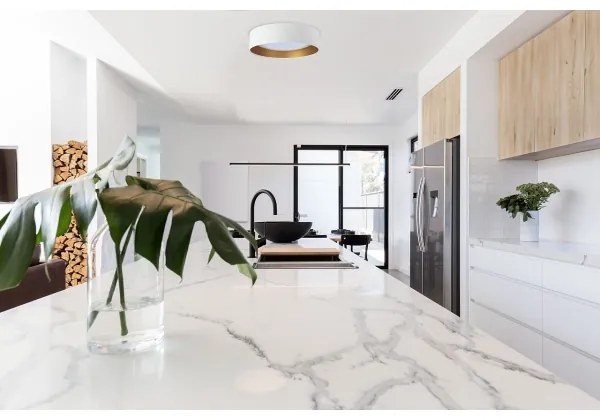 Plafoniera LED GALAXY LED/24W/230V bianco/oro