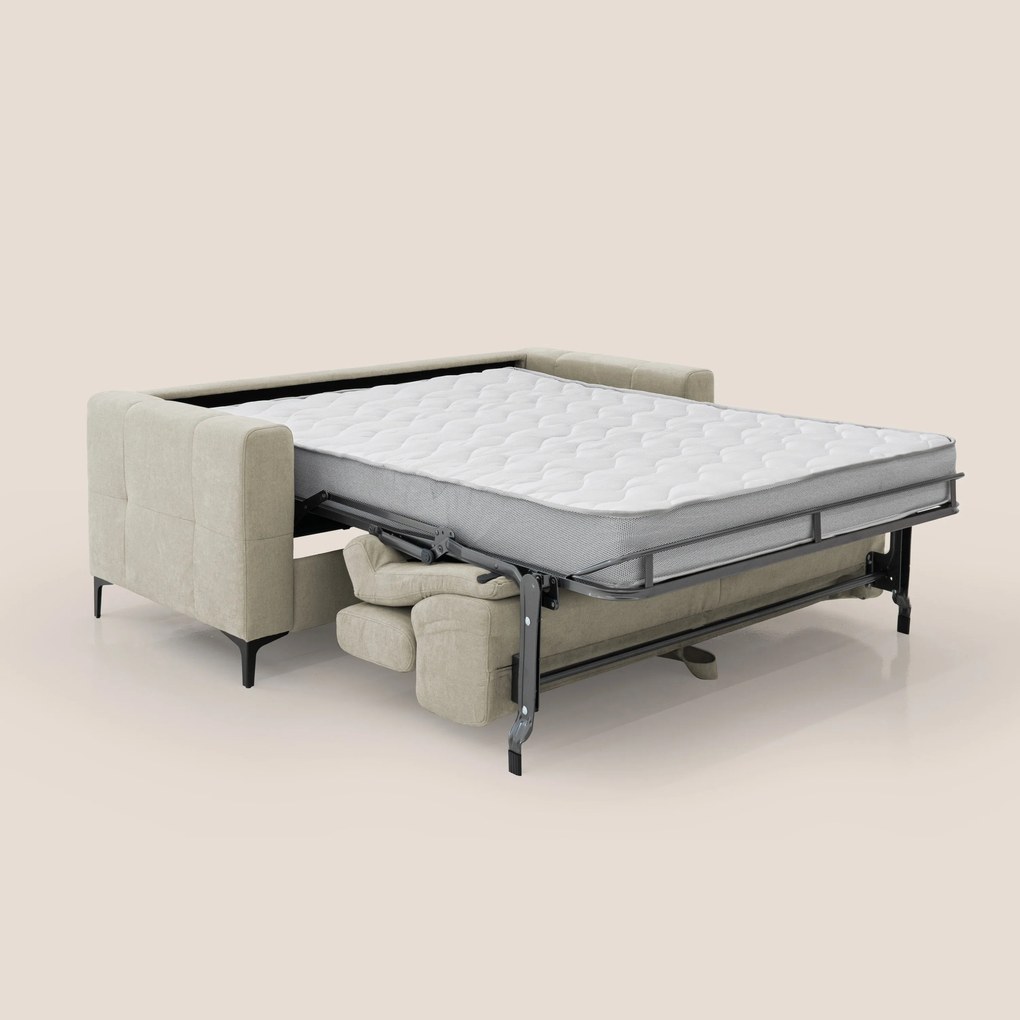 Gardenia divano letto materasso alto 18 cm con poggiatesta reclinabili e rivestimento impermeabile T02