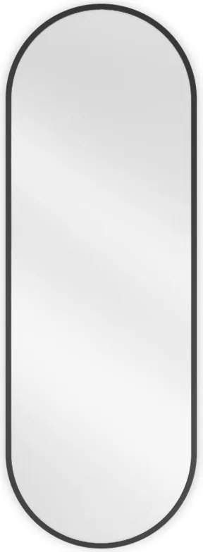 Mexen Loft specchio da bagno ovale 100 x 35 cm, cornice nera - 9851-100-035-000-70