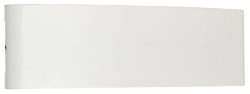 Lampada da parete per esterni bianca con LED 10 luci IP54 - Silly