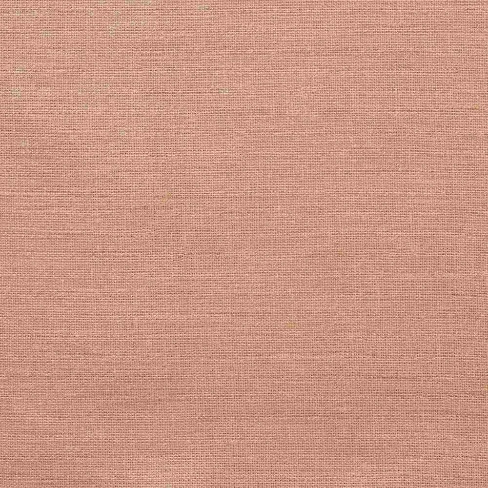 Federa in lino marrone terracotta con bordo a righe , 50 x 60 cm Cafe Creme - Linen Tales