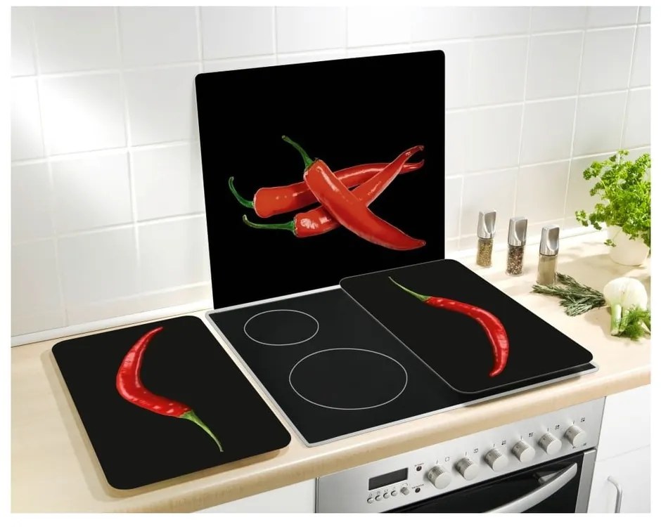 Copri fornelli Peperoni 50 x 56 cm Hot Peperoni - Wenko