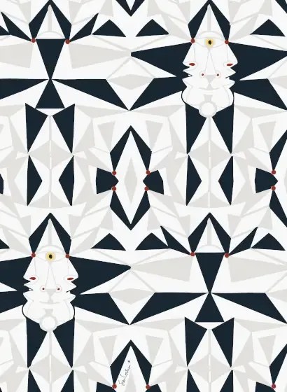 Lelievre Carta da parati Email - Graphite