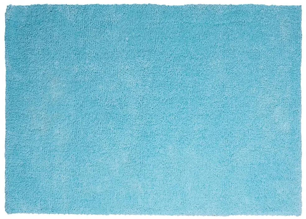 Tappeto shaggy azzurro 140 x 200 cm DEMRE Beliani