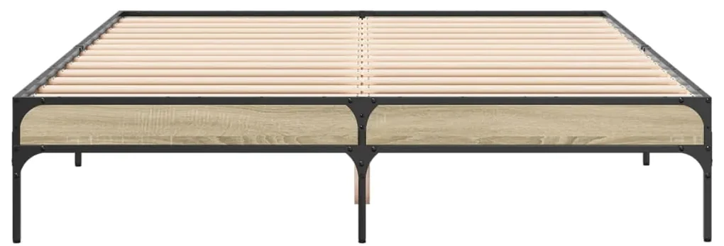 Giroletto rovere sonoma 140x200 cm in legno multistrato metallo